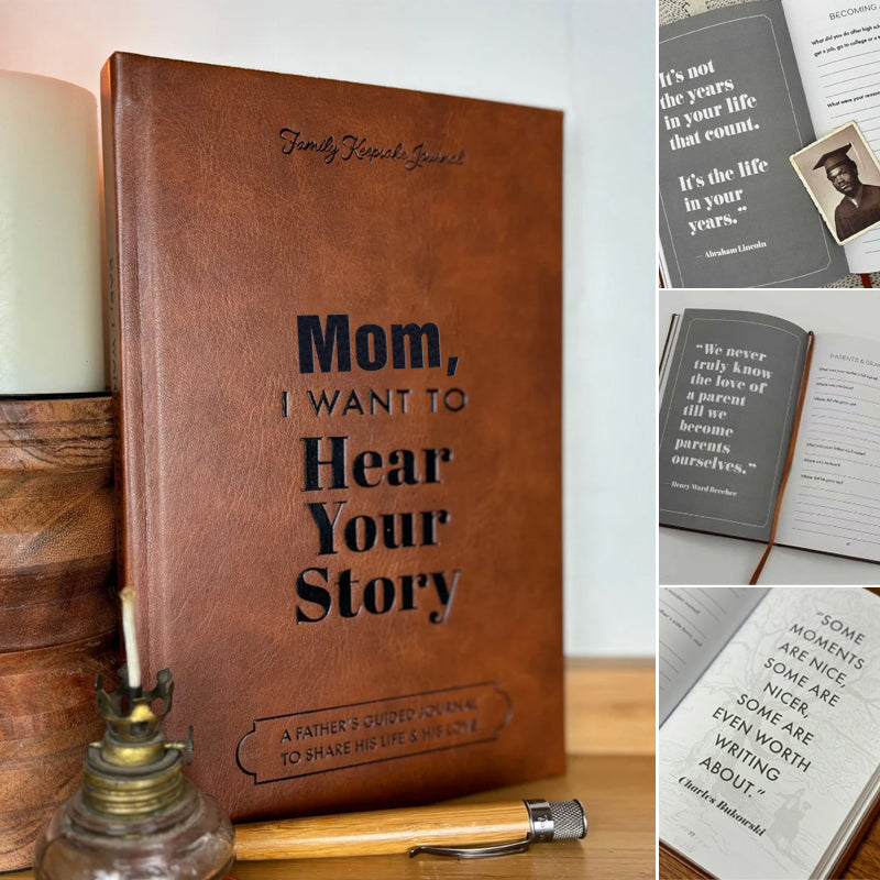 Papà, Voglio Sentire la Tua Storia | Libro Edizione Heritage | Oltre 250 Domande