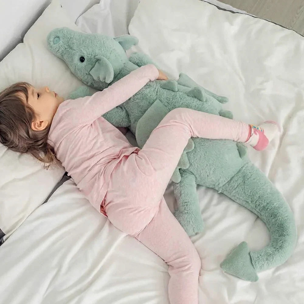 Peluche drago | Ultra-morbido per abbracci e dettagli ricamati