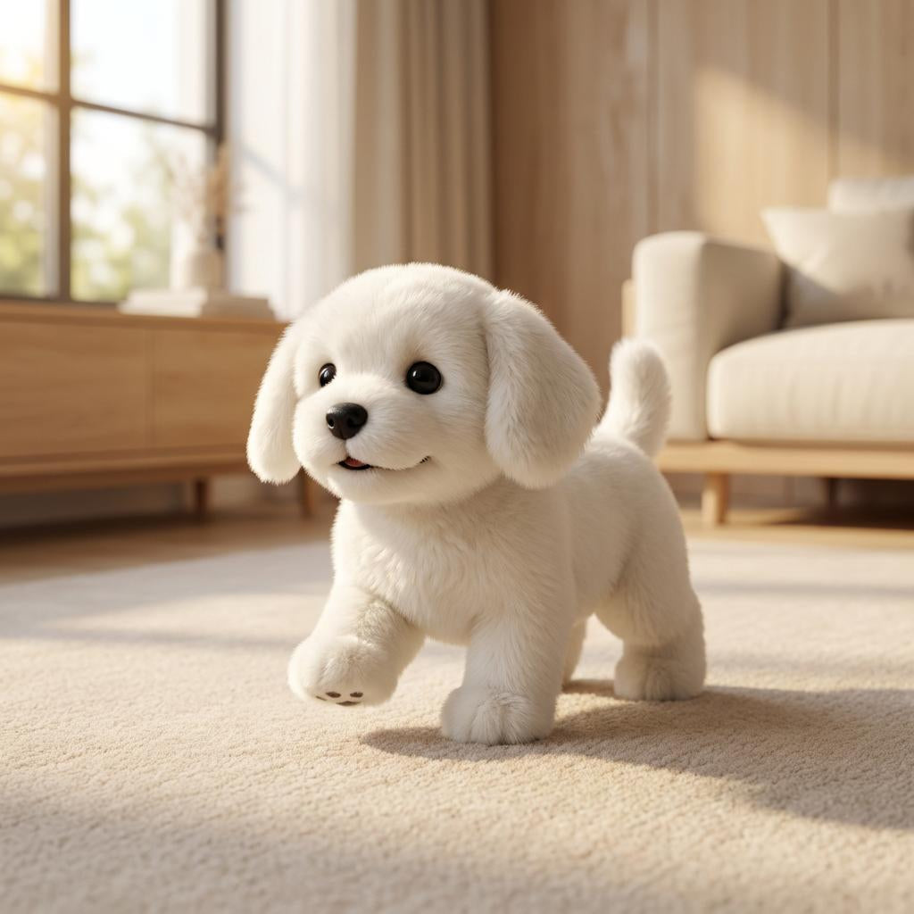 Peluche Interattivo Cane Realistico con Movimenti e Suoni