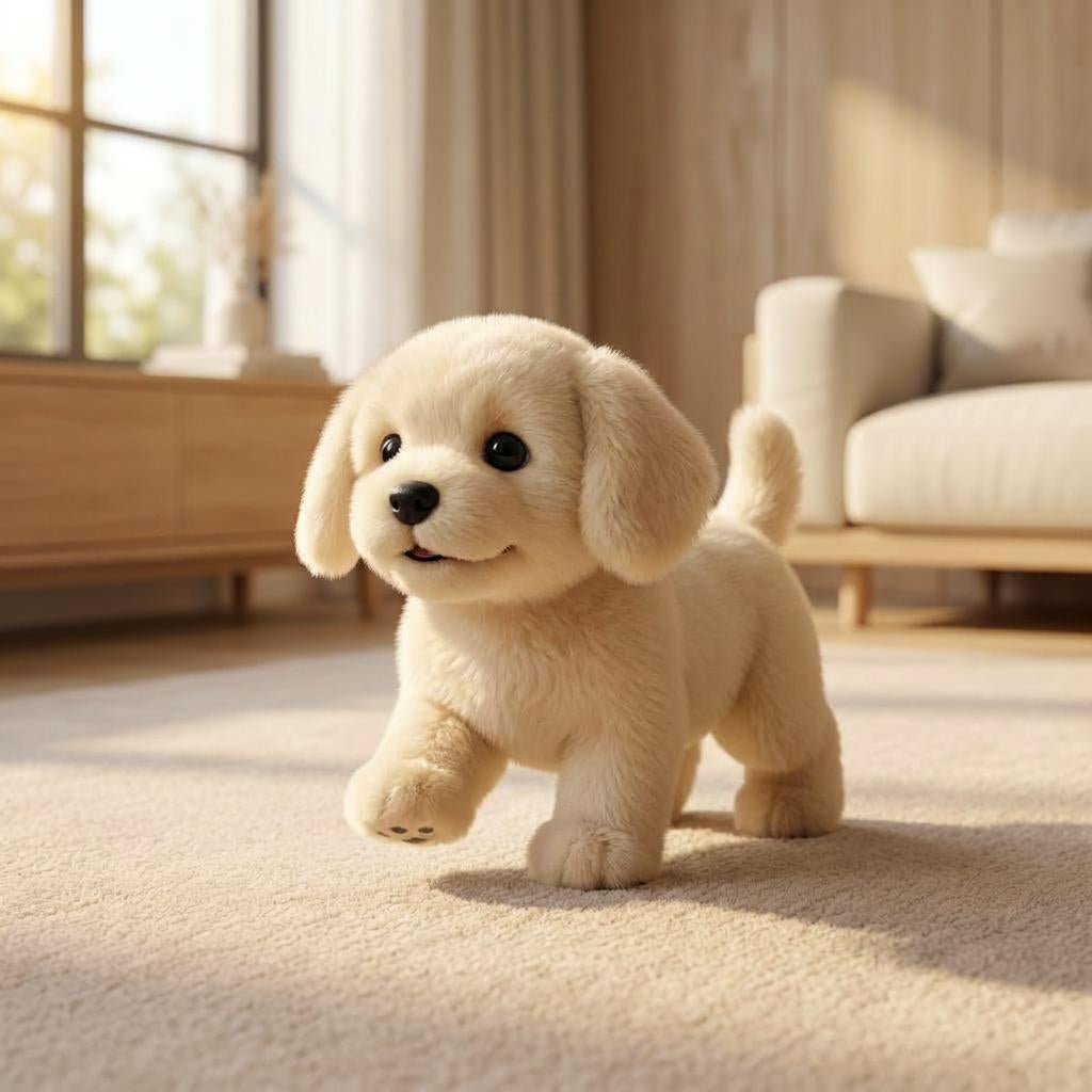Peluche Interattivo Cane Realistico con Movimenti e Suoni