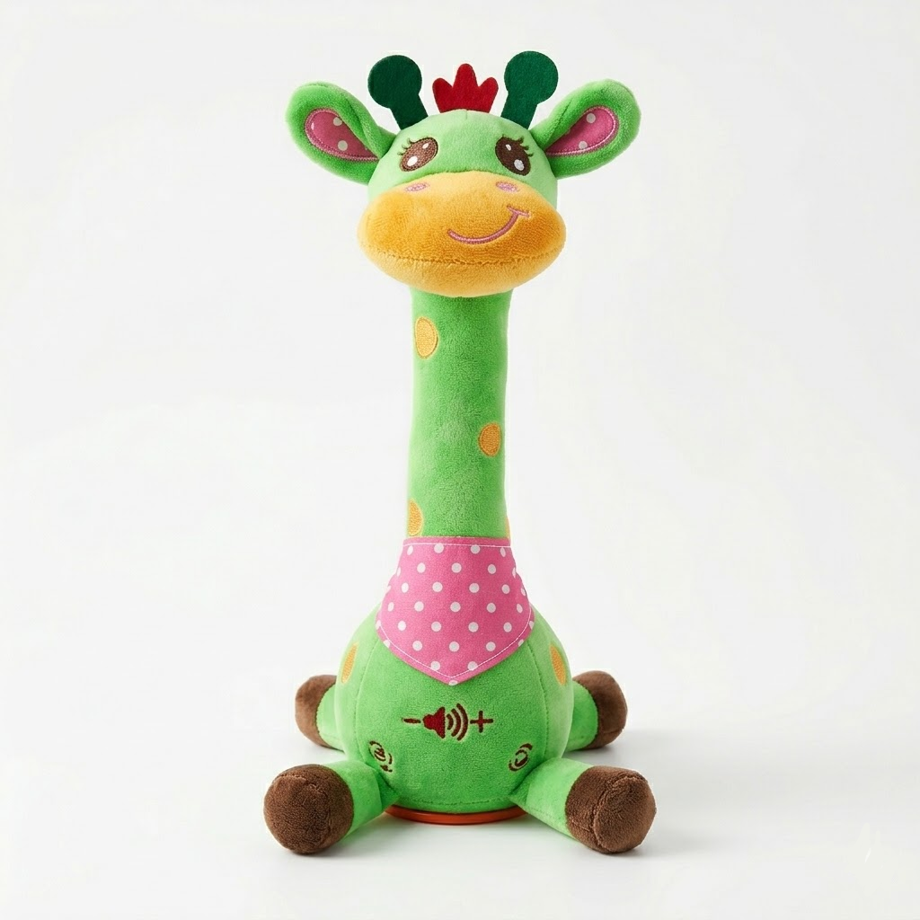 Peluche Interattivo Giraffa Cantante Musicale per Bambini