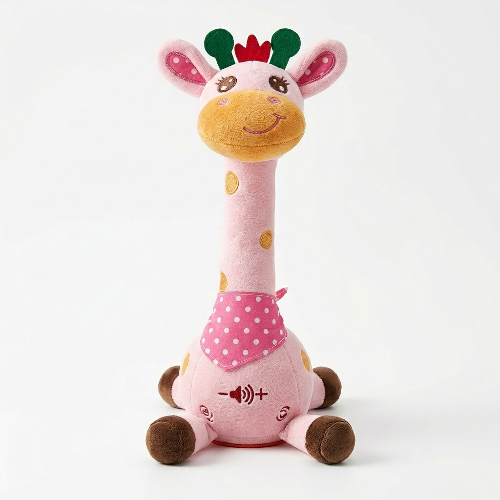 Peluche Interattivo Giraffa Cantante Musicale per Bambini