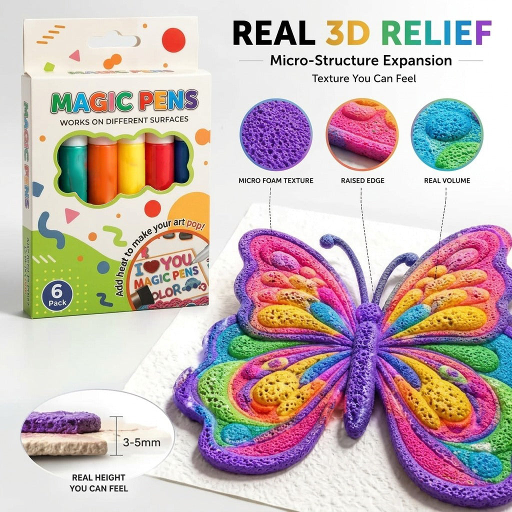 Penne Magiche 3D – Disegna e crea arte gonfiabile con un solo tratto