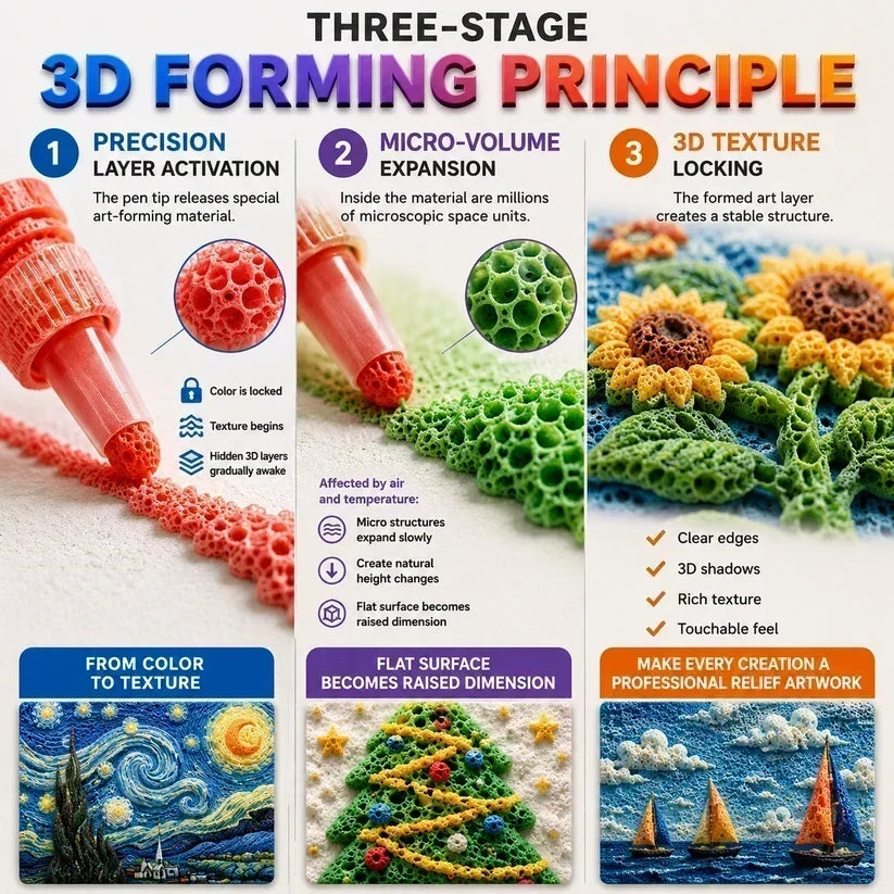 Penne Magiche 3D – Disegna e crea arte gonfiabile con un solo tratto