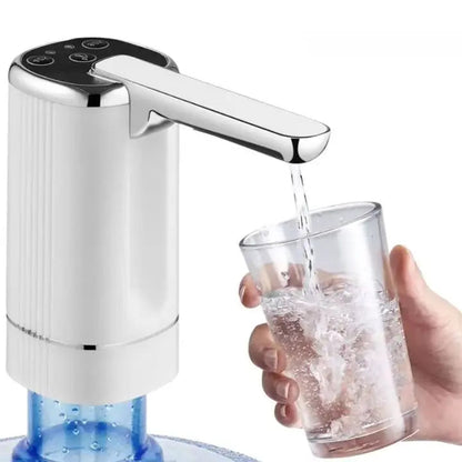Pompa automatica per boccioni d'acqua – Erogatore ricaricabile a un tocco per boccioni da 19 litri, igienico e portatile