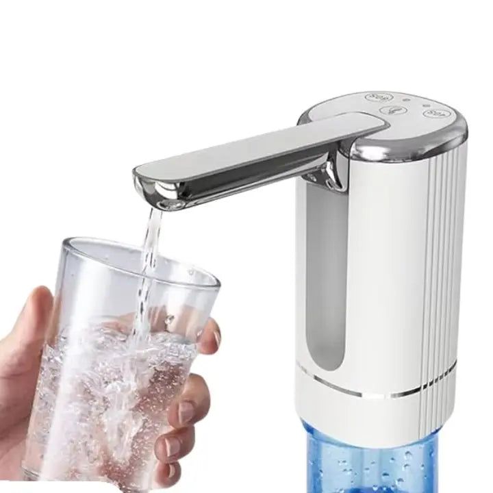 Pompa automatica per boccioni d'acqua – Erogatore ricaricabile a un tocco per boccioni da 19 litri, igienico e portatile
