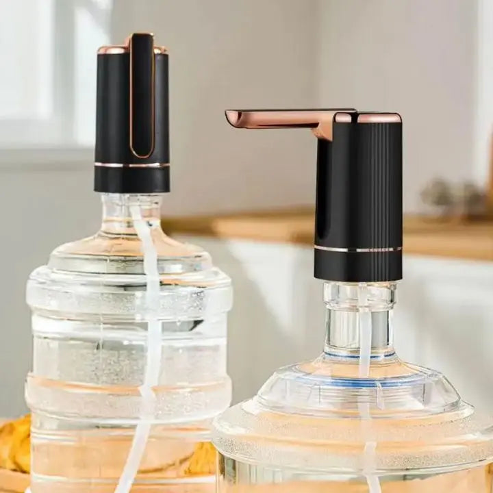 Pompa automatica per boccioni d'acqua – Erogatore ricaricabile a un tocco per boccioni da 19 litri, igienico e portatile