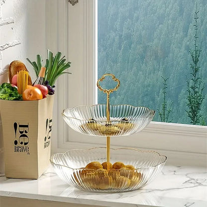 Portafrutta a 3 ripiani moderno e organizer