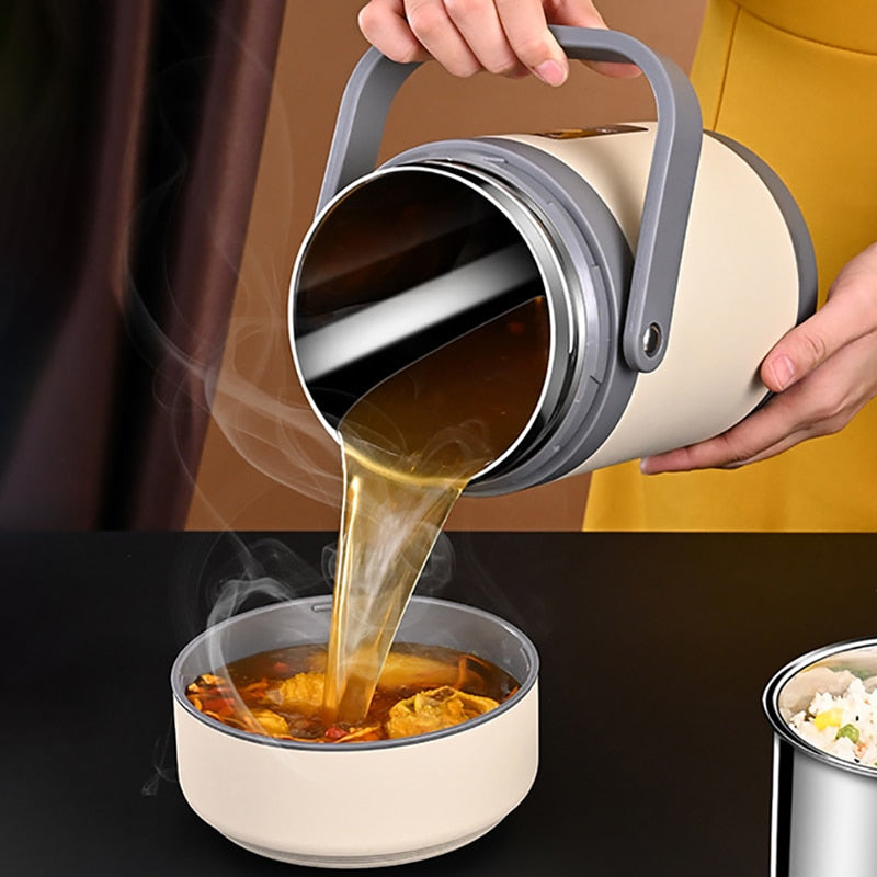 Portapranzo Termico USB in Acciaio Inox 304 Rassivo