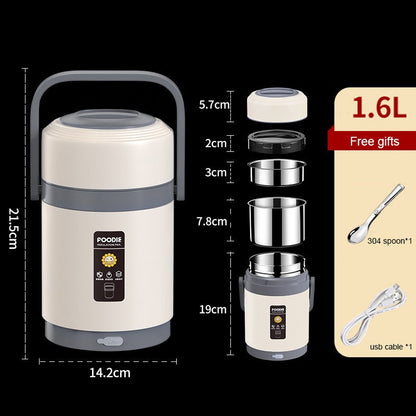 Portapranzo Termico USB in Acciaio Inox 304 Rassivo