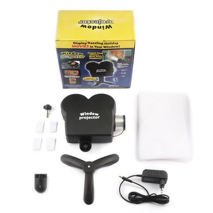 Proiettore Halloween | Finestre e interni | 12 film inclusi | Installazione facile