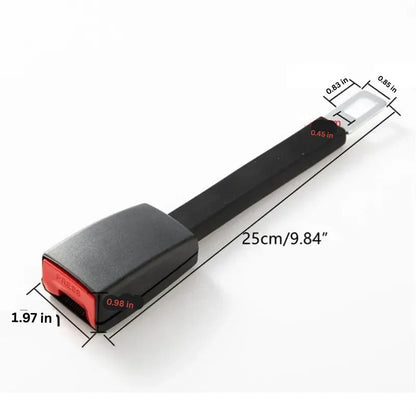 Prolunga cintura di sicurezza con stelo rigido da 28 cm e fibbia verticale, aggancio a clic senza attrezzi
