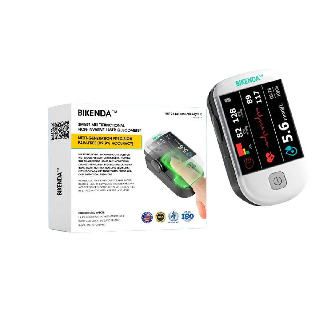 Pulsossimetro compatto con display OLED per ossigeno e battito VitalCheck