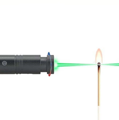 Puntatore laser ad alta potenza con fascio verde e rosso per lunghe distanze