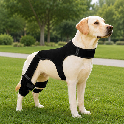 Rassivo RearGuard tutore di supporto per zampe posteriori del cane - fascia stabilizzante antiscivolo per cani anziani, 