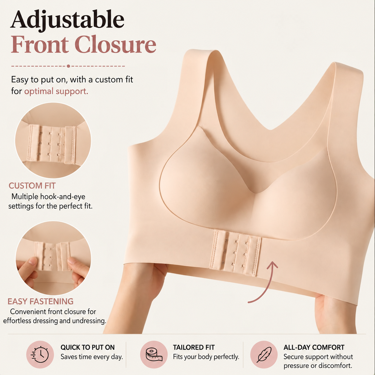 Reggiseno correttore posturale con supporto