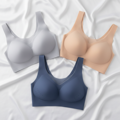 Reggiseno senza ferretto comodo seamless con sostegno elasticizzato