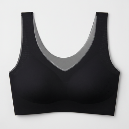 Reggiseno senza ferretto comodo seamless con sostegno elasticizzato
