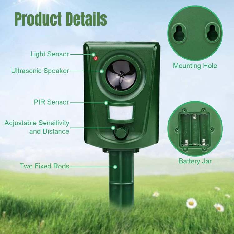 Repellente a ultrasuoni intelligente per gatti