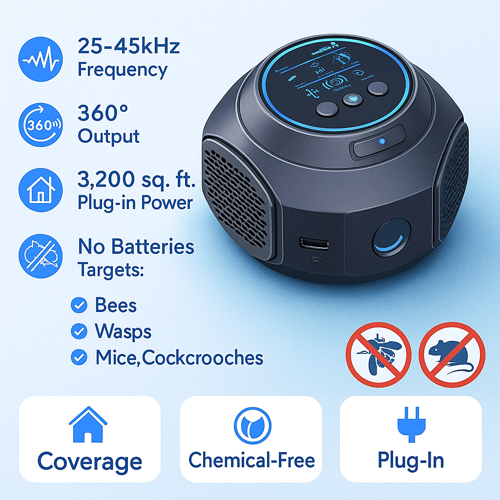 Repellente Ultrasonico per Api e Vespe