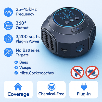 Repellente Ultrasonico per Api e Vespe