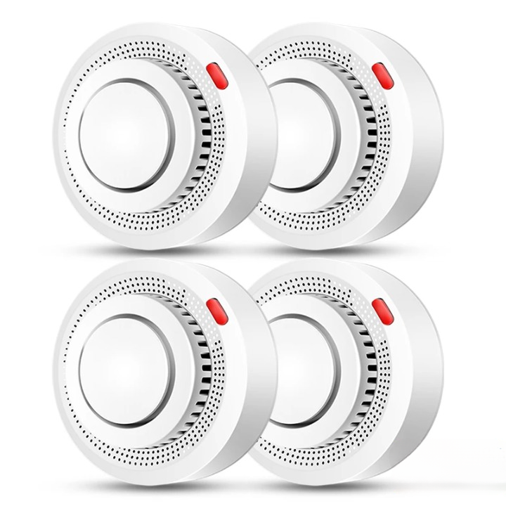 Rilevatore di fumo e calore WiFi smart con allarme antincendio
