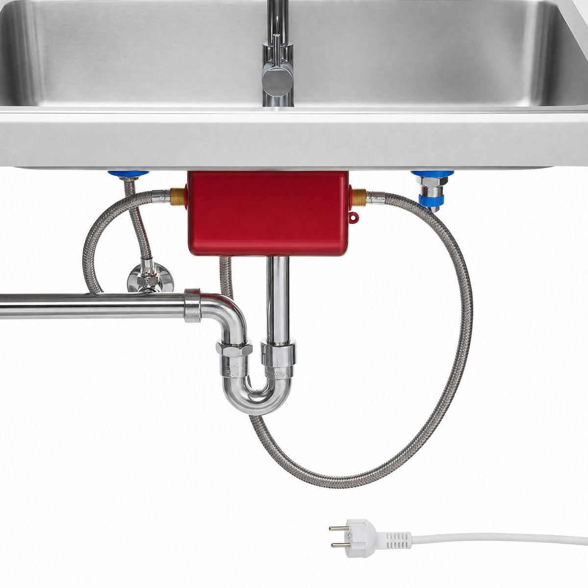 Scaldabagno elettrico istantaneo con protezione di temperatura