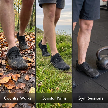 Scarpe barefoot con punta larga – Scarpe da trekking e allenamento minimaliste