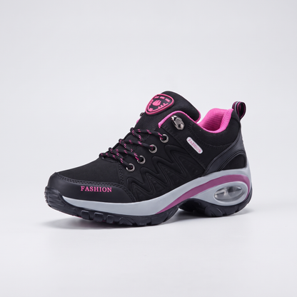 Scarpe da camminata donna con cuscinetto d'aria e suola scolpita