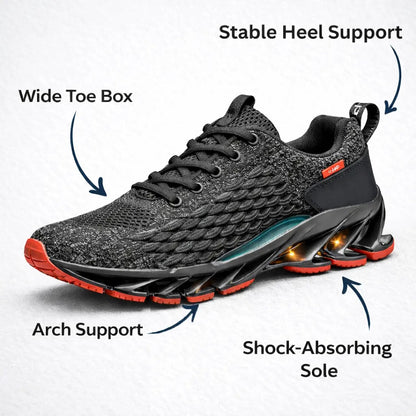 Scarpe da ginnastica ortopediche da uomo con suola di supporto