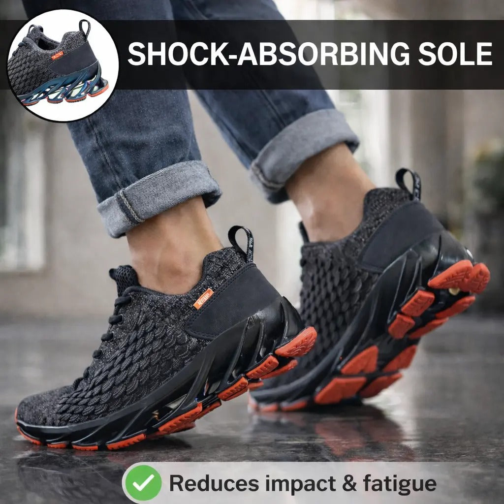 Scarpe da ginnastica ortopediche da uomo con suola di supporto