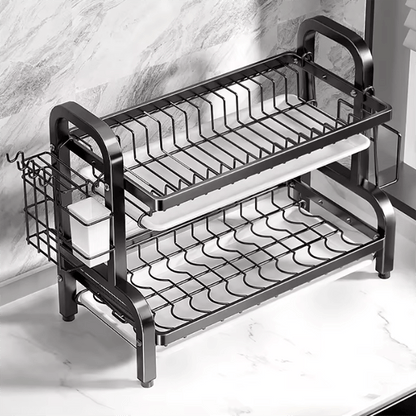 Scolapiatti a Due Livelli – Ordine e Stile in Cucina