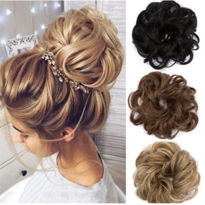 Scrunchie con Chignon Finto per Capelli Spettinati
