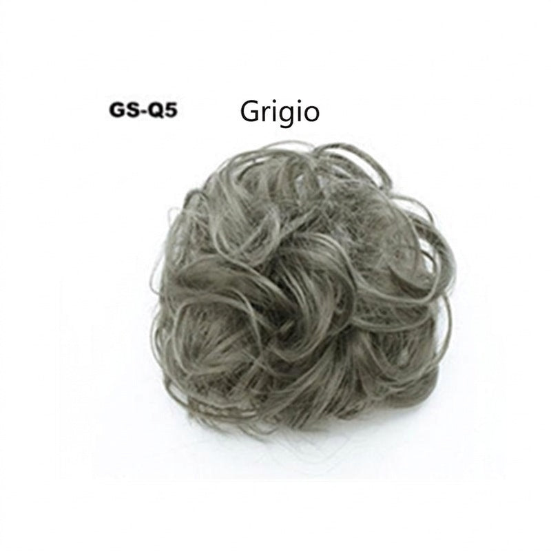 Scrunchie con Chignon Finto per Capelli Spettinati