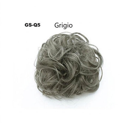 Scrunchie con Chignon Finto per Capelli Spettinati