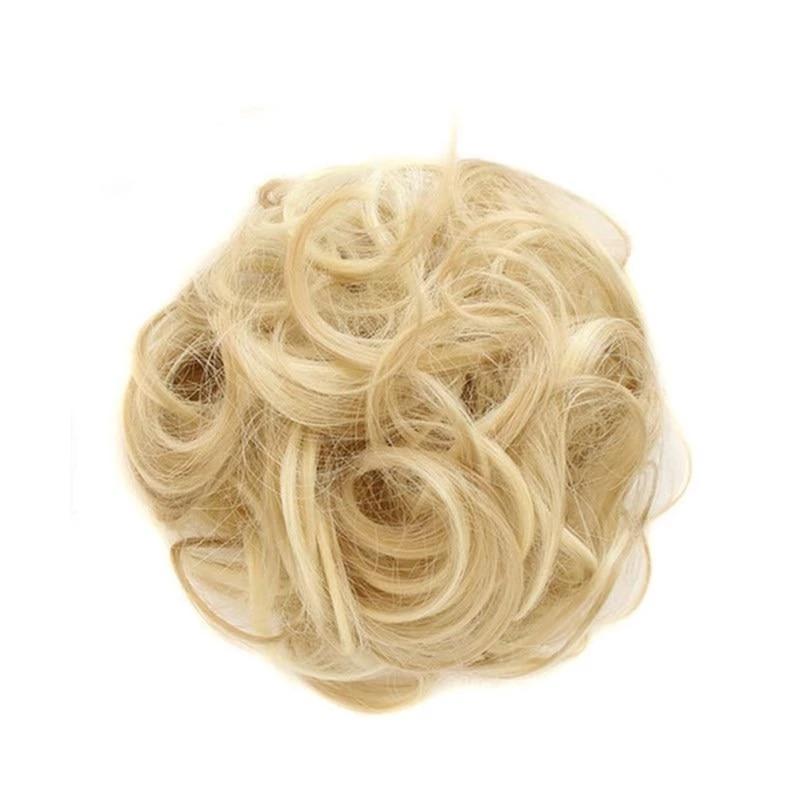 Scrunchie con Chignon Finto per Capelli Spettinati