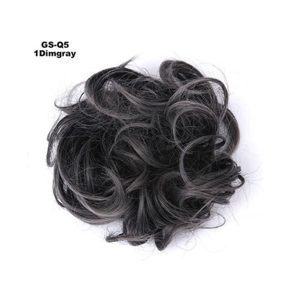 Scrunchie con Chignon Finto per Capelli Spettinati