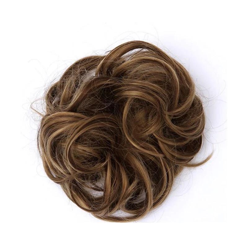 Scrunchie con Chignon Finto per Capelli Spettinati