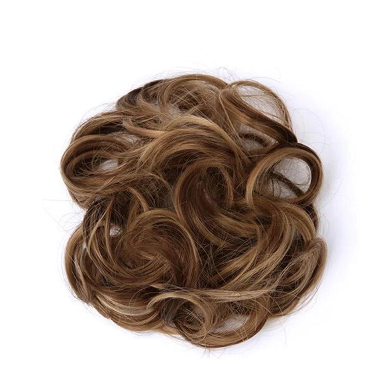 Scrunchie con Chignon Finto per Capelli Spettinati