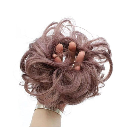 Scrunchie con Chignon Finto per Capelli Spettinati
