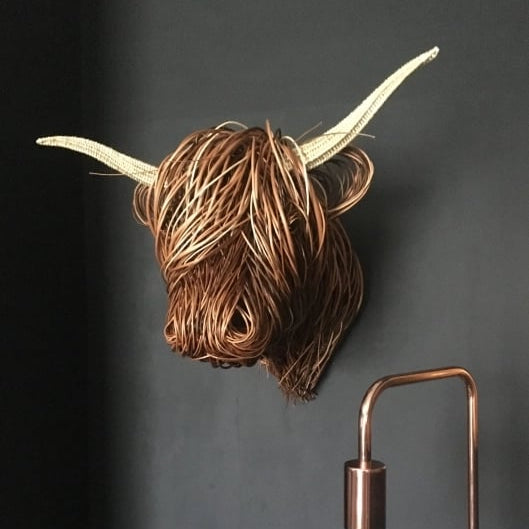 Scultura da parete mucca – Bowie