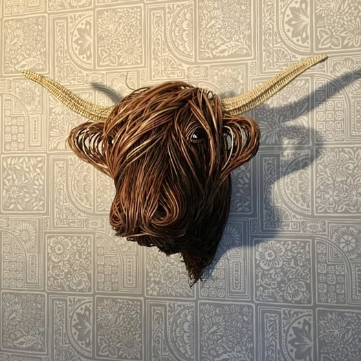 Scultura da parete mucca – Bowie