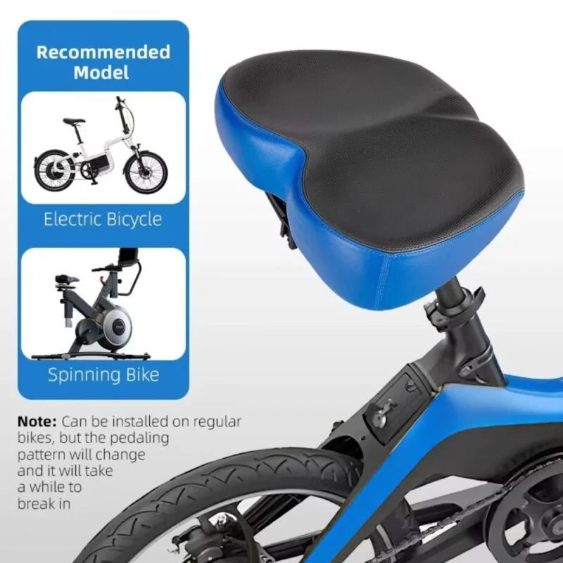 Sella larga per bicicletta