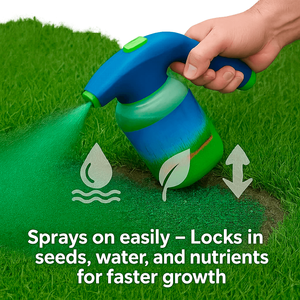 Sementi per prato liquide Hydro Mousse spray | Applicazione facile per prati irregolari e zone ad alto calpestio