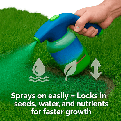 Sementi per prato liquide Hydro Mousse spray | Applicazione facile per prati irregolari e zone ad alto calpestio