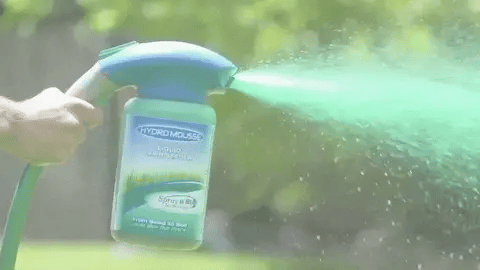 Sementi per prato liquide Hydro Mousse spray | Applicazione facile per prati irregolari e zone ad alto calpestio