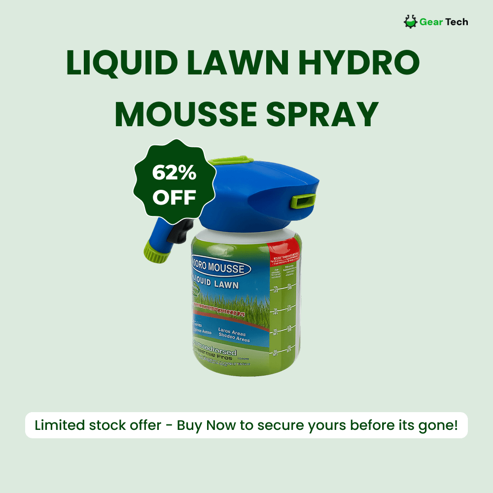 Sementi per prato liquide Hydro Mousse spray | Applicazione facile per prati irregolari e zone ad alto calpestio