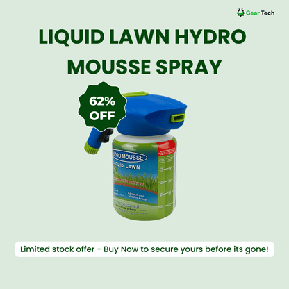 Sementi per prato liquide Hydro Mousse spray | Applicazione facile per prati irregolari e zone ad alto calpestio