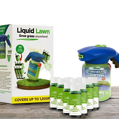 Sementi per prato liquide Hydro Mousse spray | Applicazione facile per prati irregolari e zone ad alto calpestio