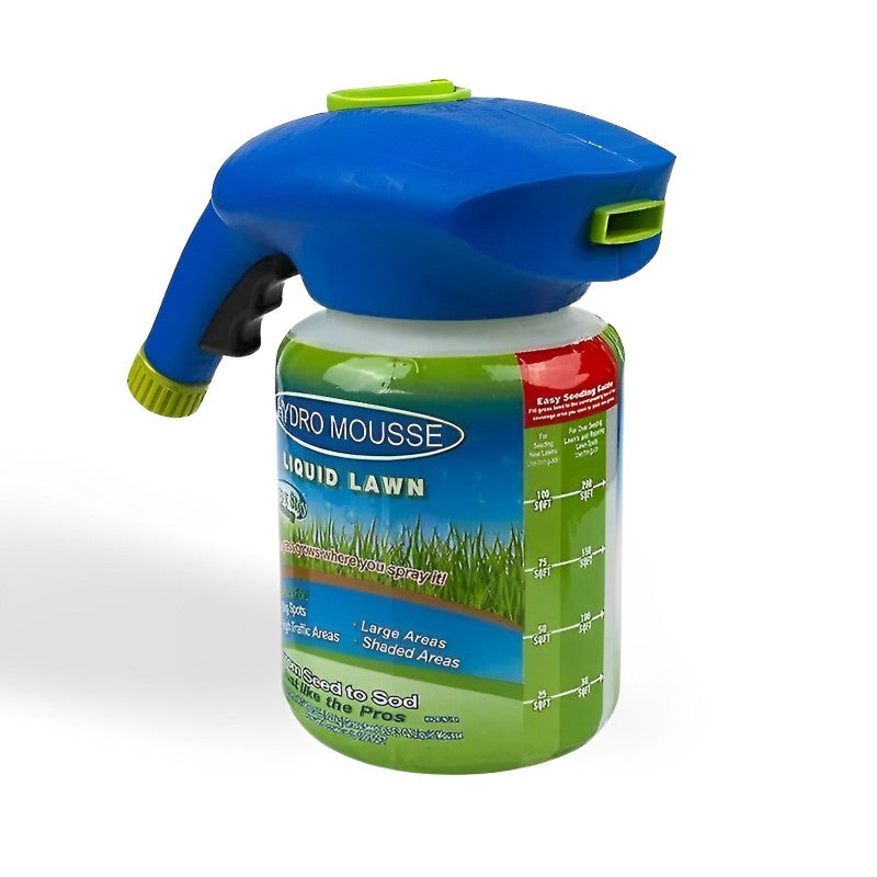 Sementi per prato liquide Hydro Mousse spray | Applicazione facile per prati irregolari e zone ad alto calpestio